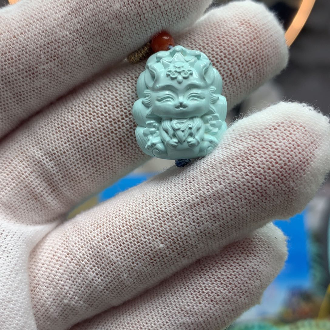 绿松石挂件未镶嵌