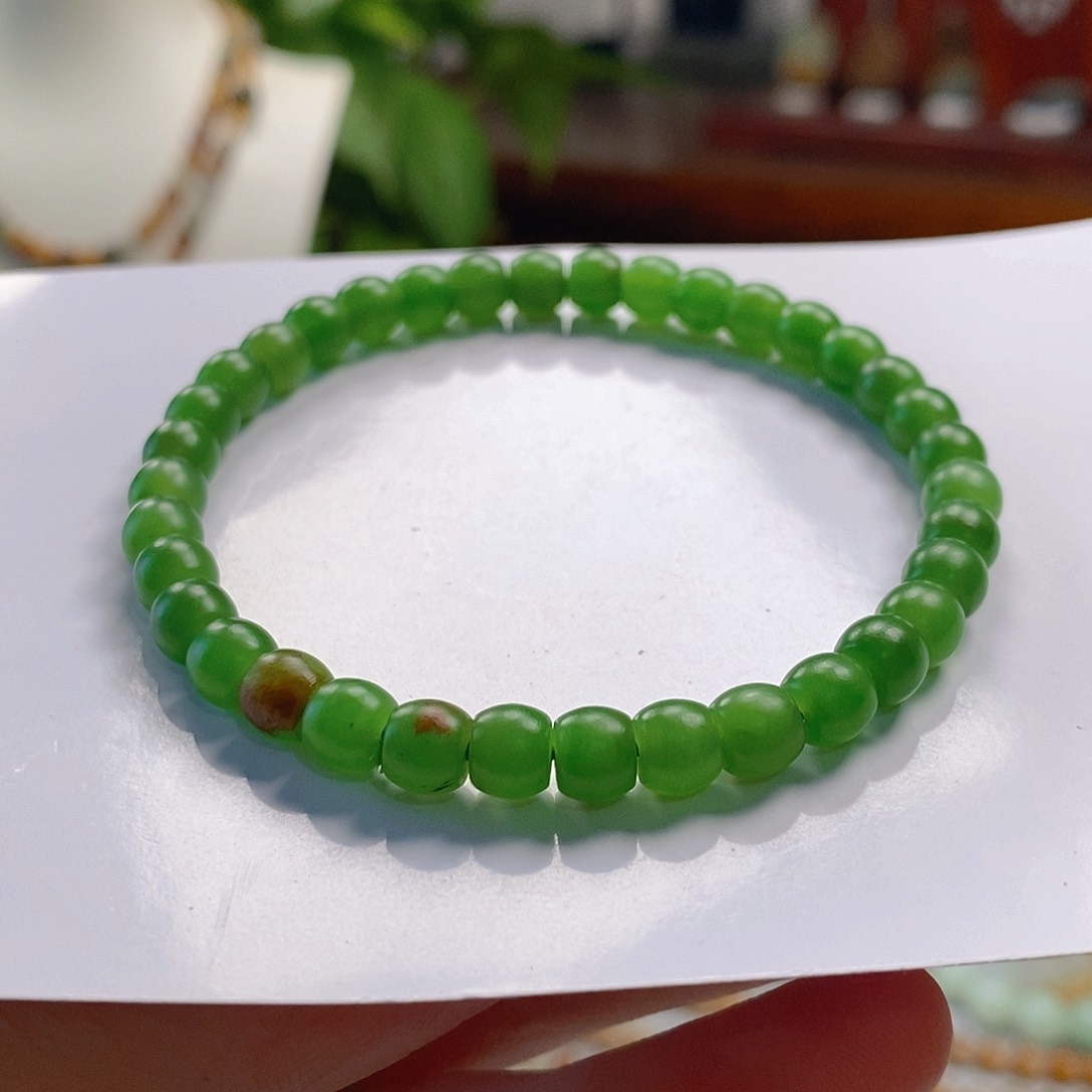 和田玉手串未镶嵌