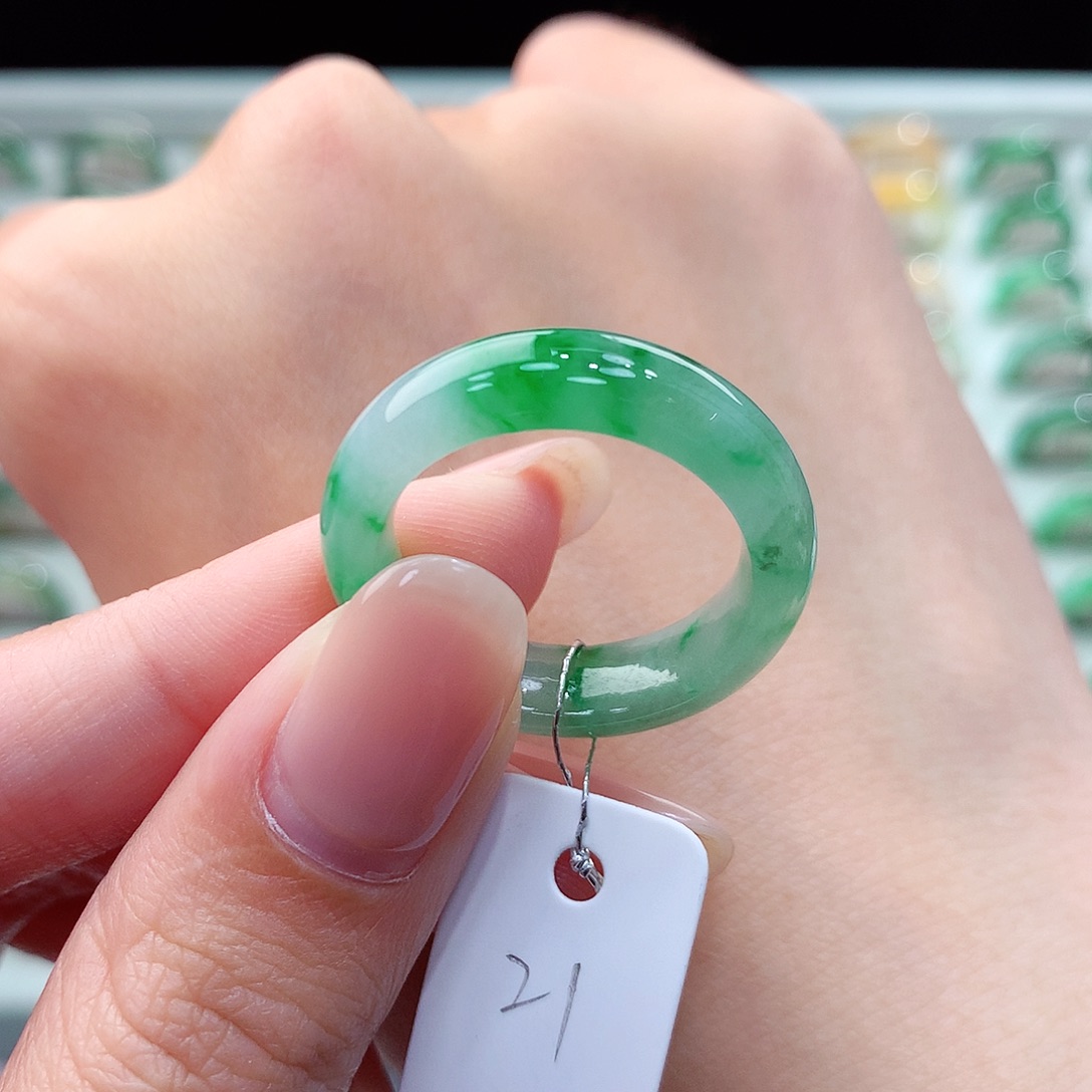 翡翠戒指未镶嵌21号