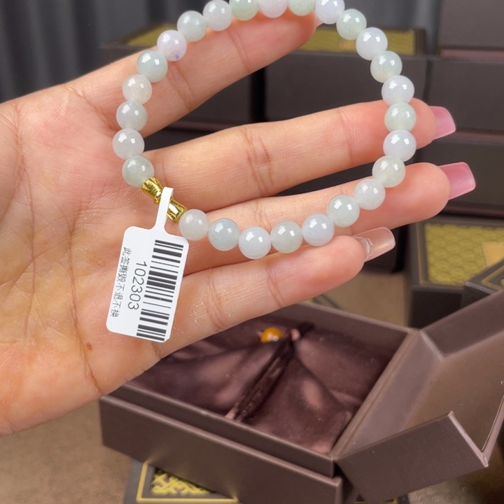 翡翠未镶嵌手链纯天然a货翡翠