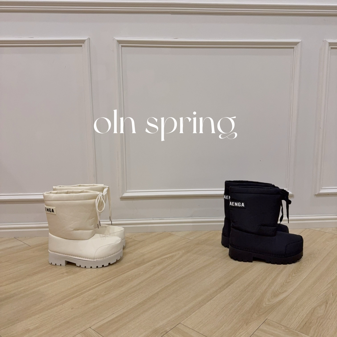 oln spring ｜博主同款｜“7cm”B家大头韩系辣妹羽绒服雪地靴