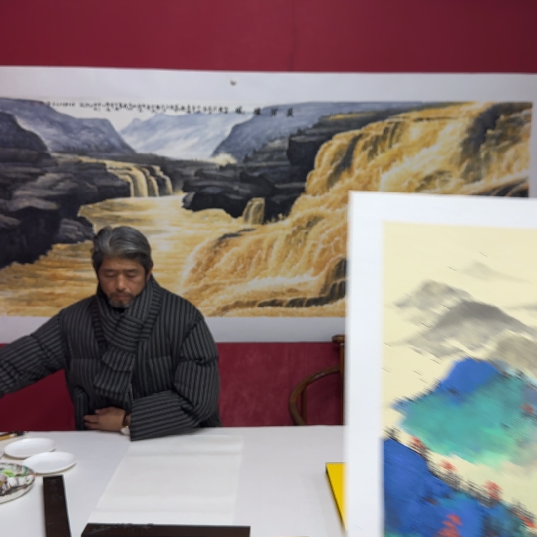 国画国画李文军教授精品