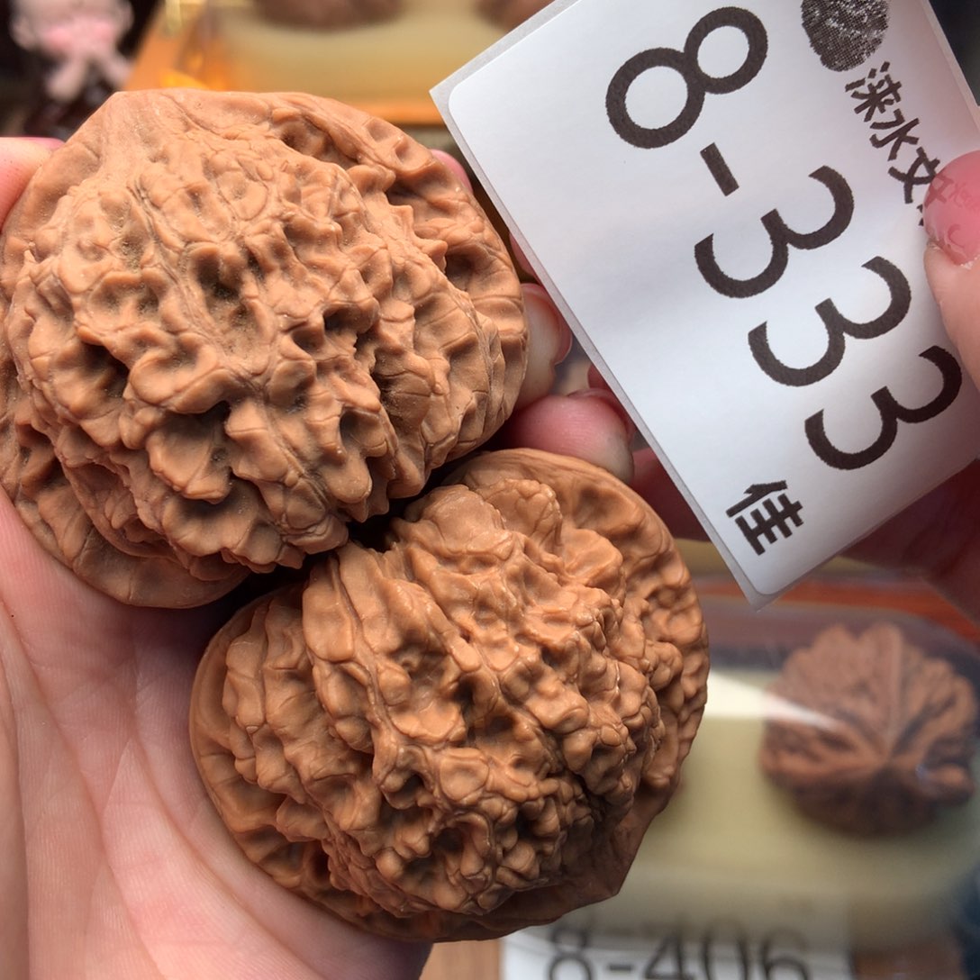文玩核桃把件52官帽