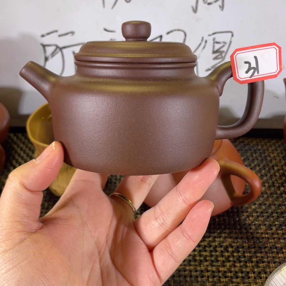 紫砂茶壶德钟全手