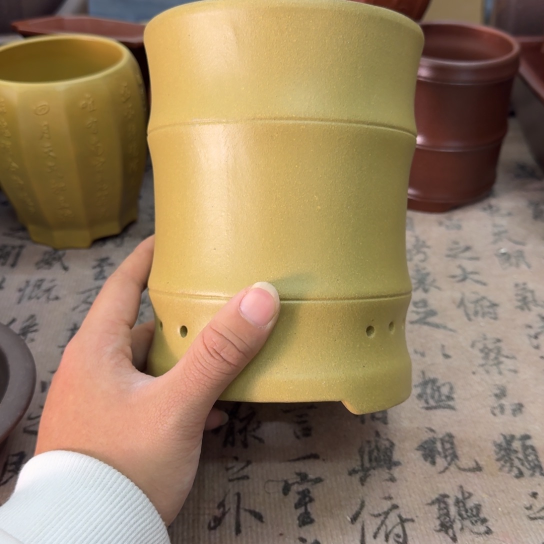 紫砂花盆宜兴紫砂正品12x16