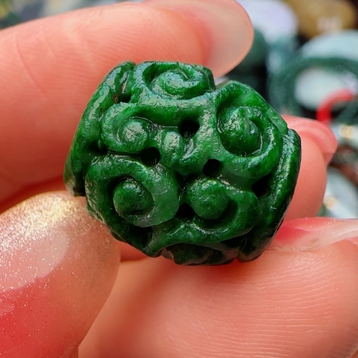 翡翠颈饰未镶嵌天然A货27