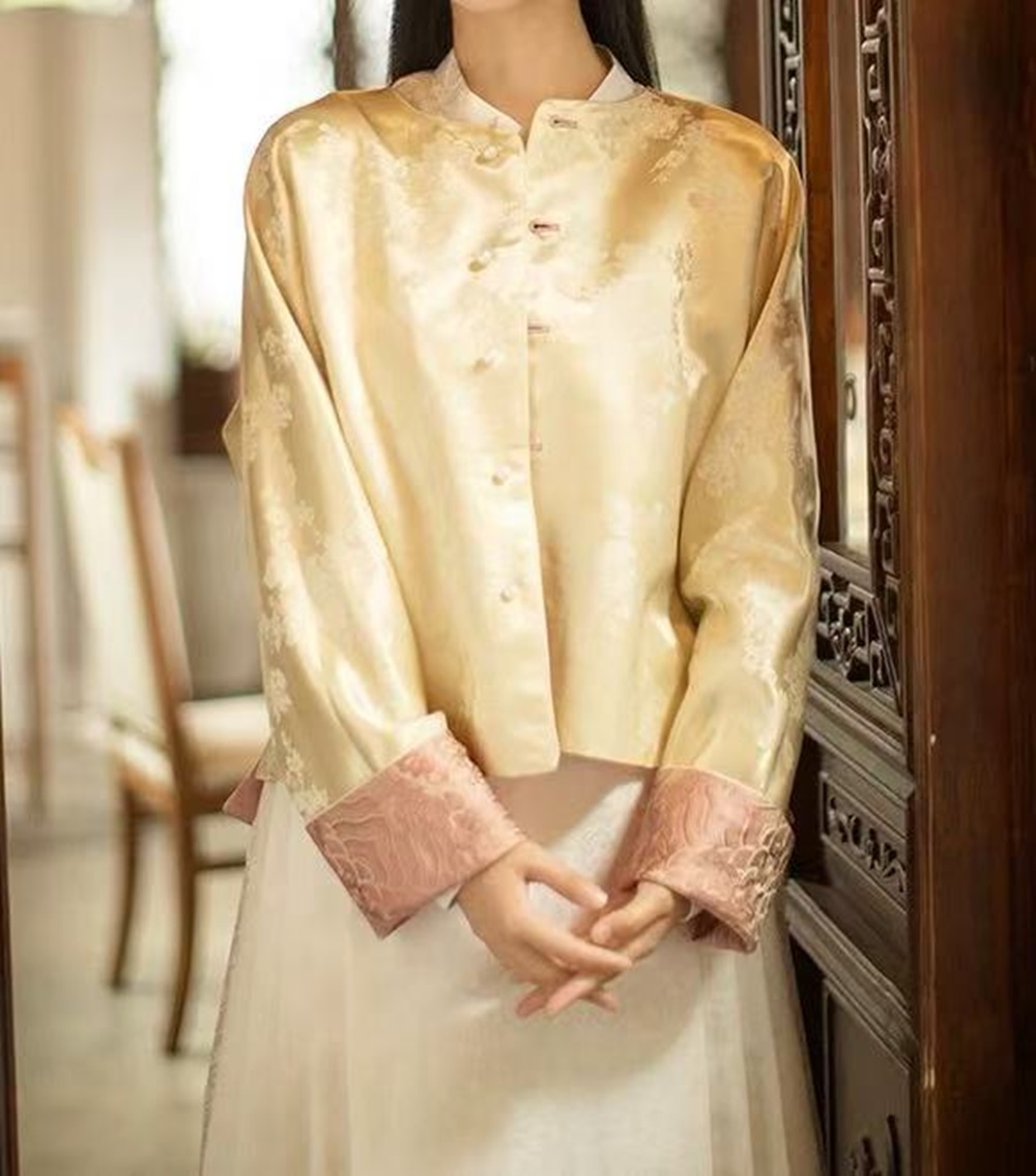 国风汉服百搭双面双穿气质新中式女外套2025A6199悠悠