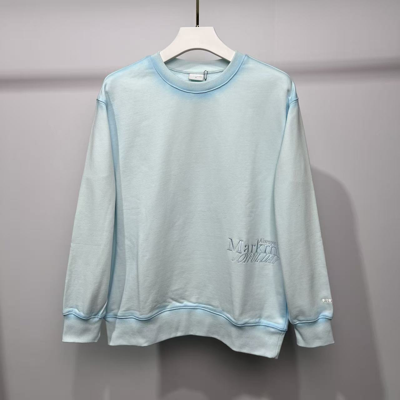 MM 韩系男款字母刺绣圆领运动宽松长袖卫衣 MGIBA87260 87260