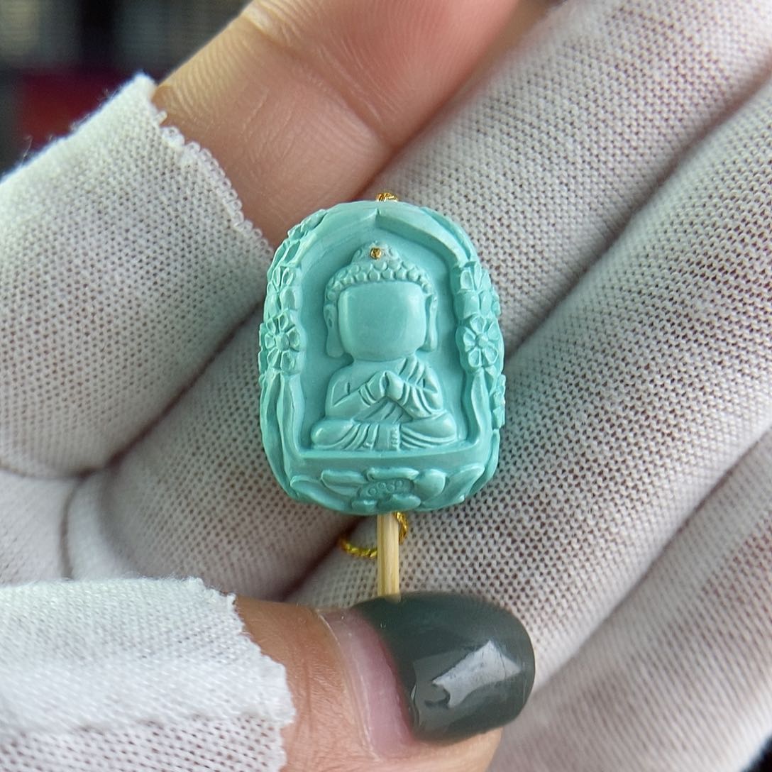 绿松石珠宝奇石未镶嵌