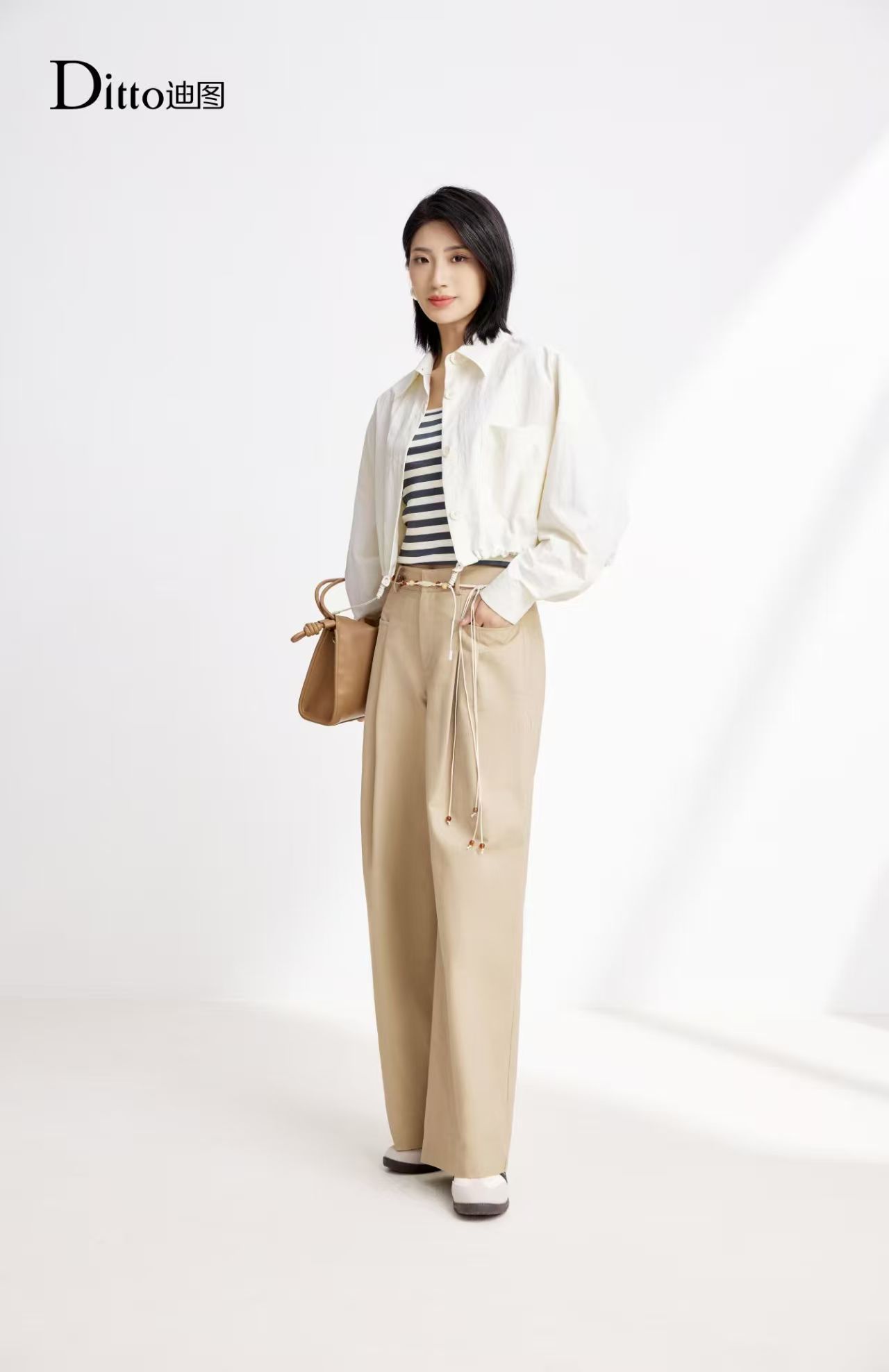 Ditto/迪图343秋冬女式休闲长袖上衣