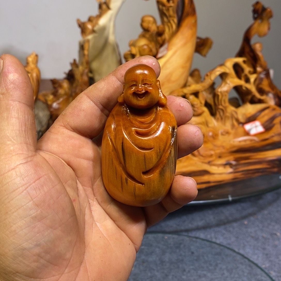 柏木（崖柏）木雕工艺品摆件家居装饰崖柏