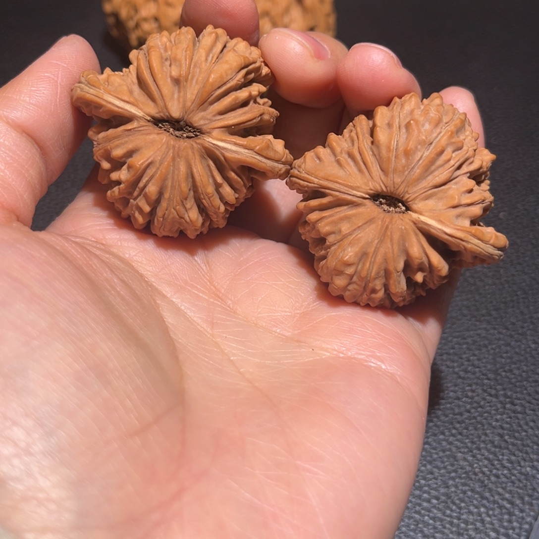 阵***风把件文玩核桃四座楼43