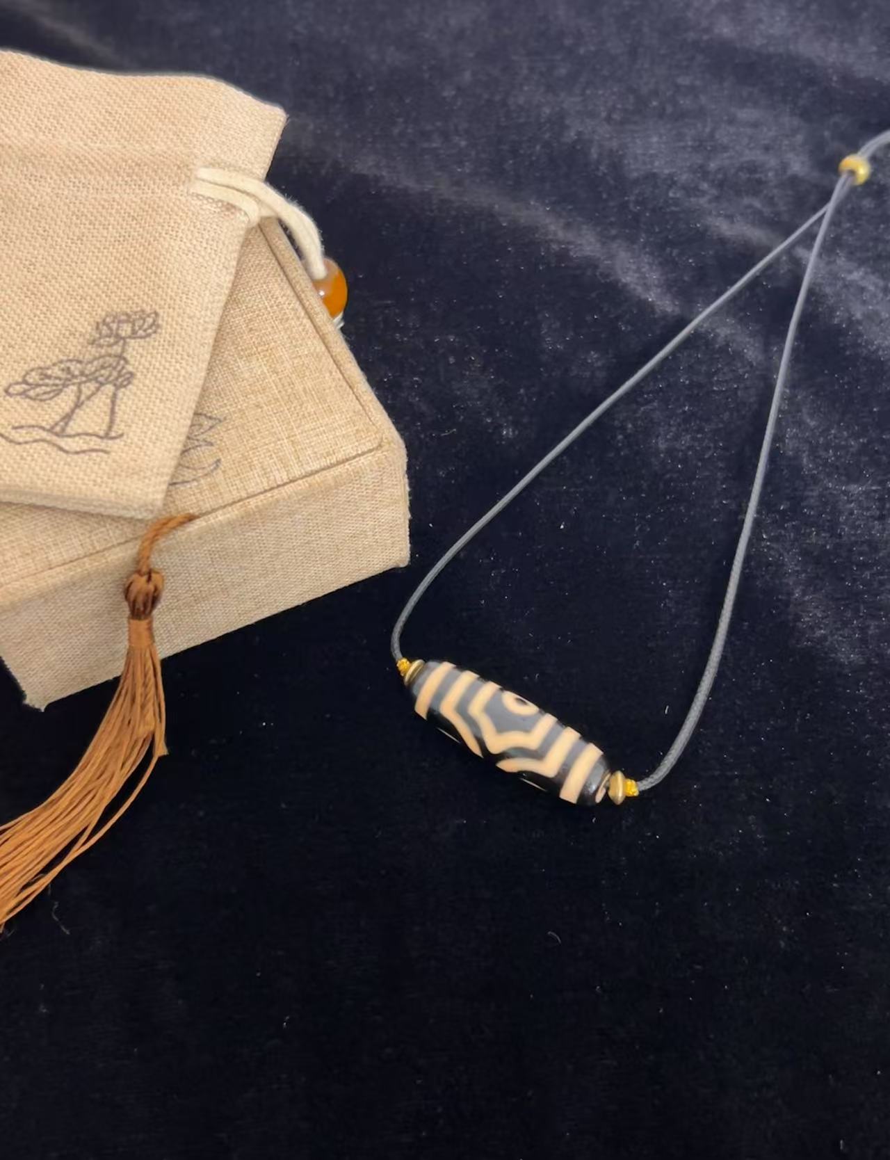 【千千铭珠】三眼牙黄眼珠子圆润饱满漂亮天然玛瑙圆润一整套发货