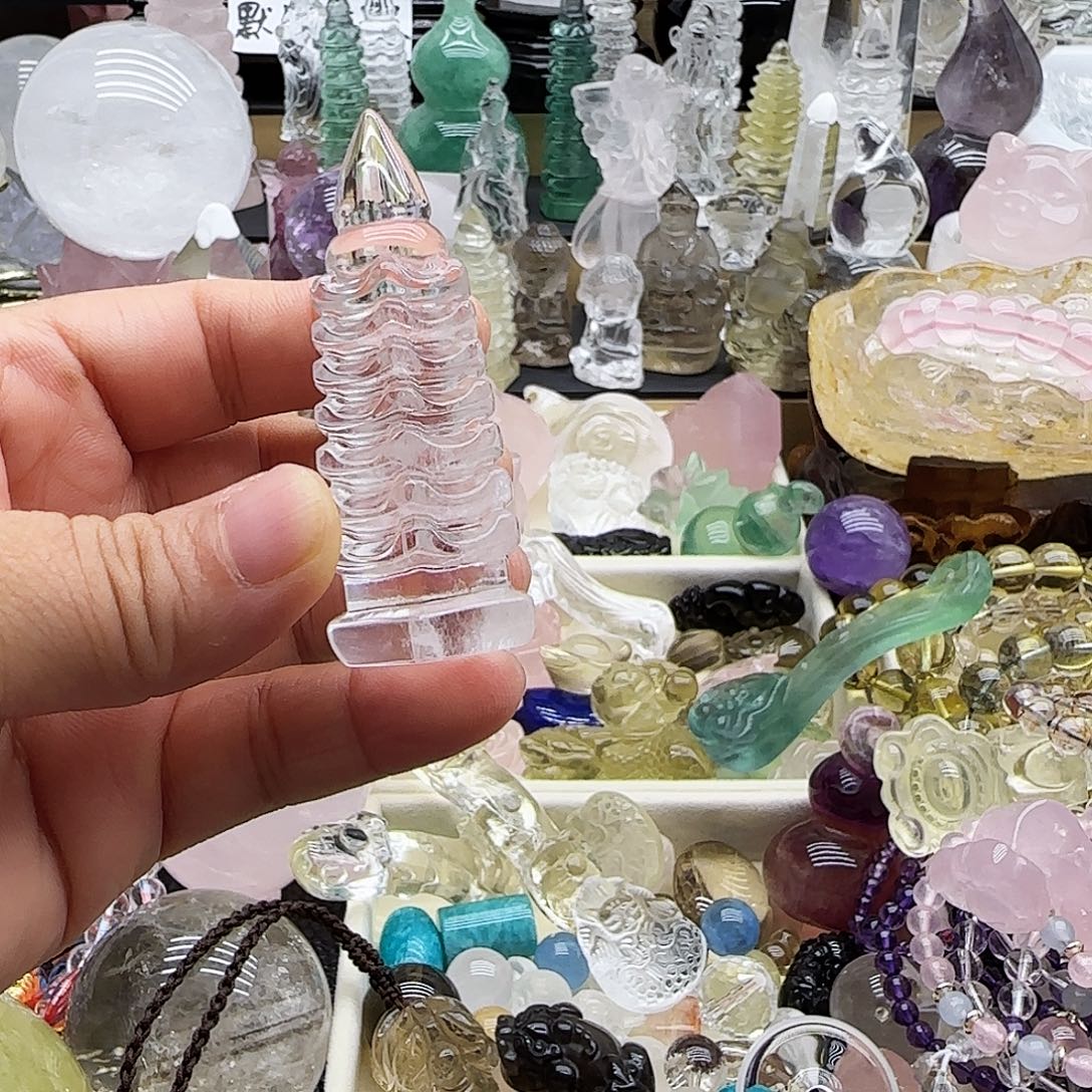 未镶嵌车挂水晶摆件