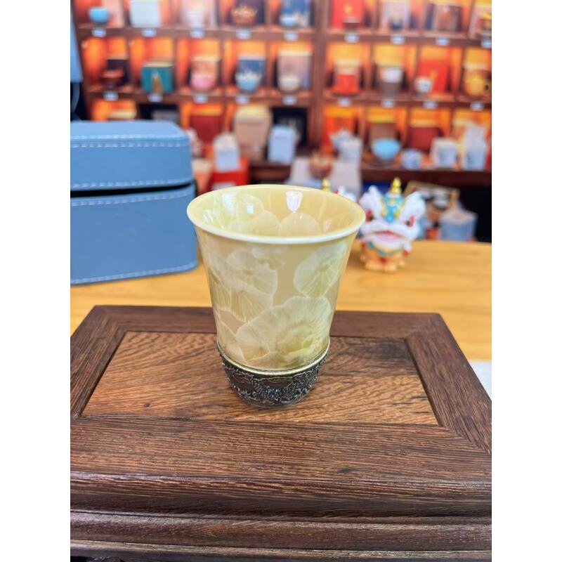 结晶釉窑变主人杯D310