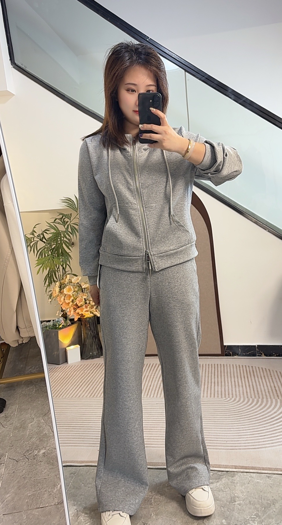 大娟25198春季新款时尚显瘦休闲运动套装女