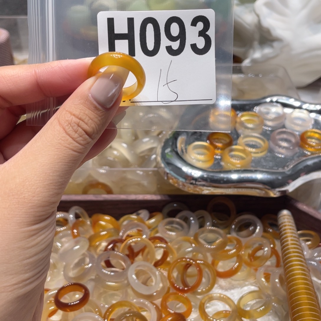 玛瑙/玉髓未镶嵌戒指093