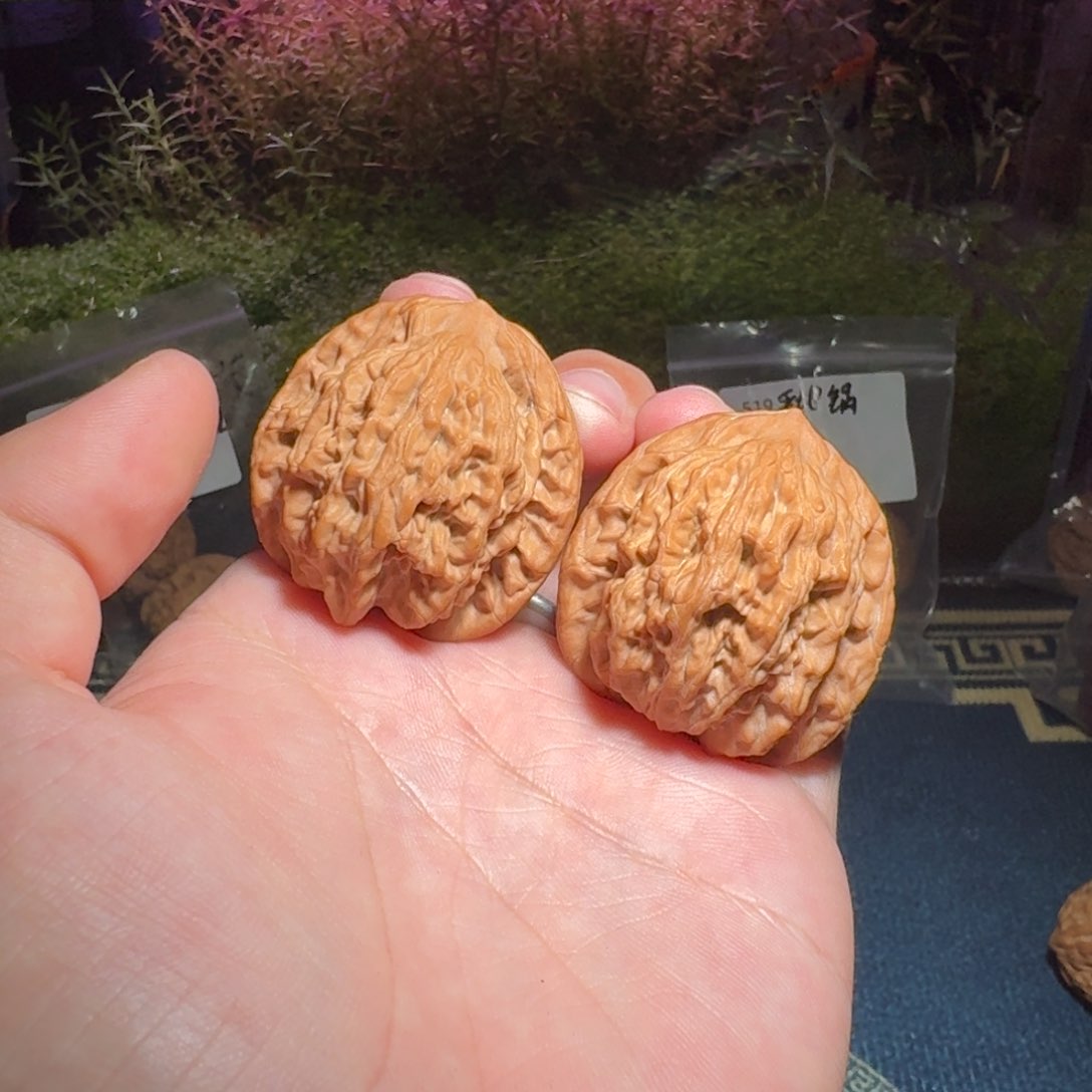 021号39麦穗虎头文玩核桃