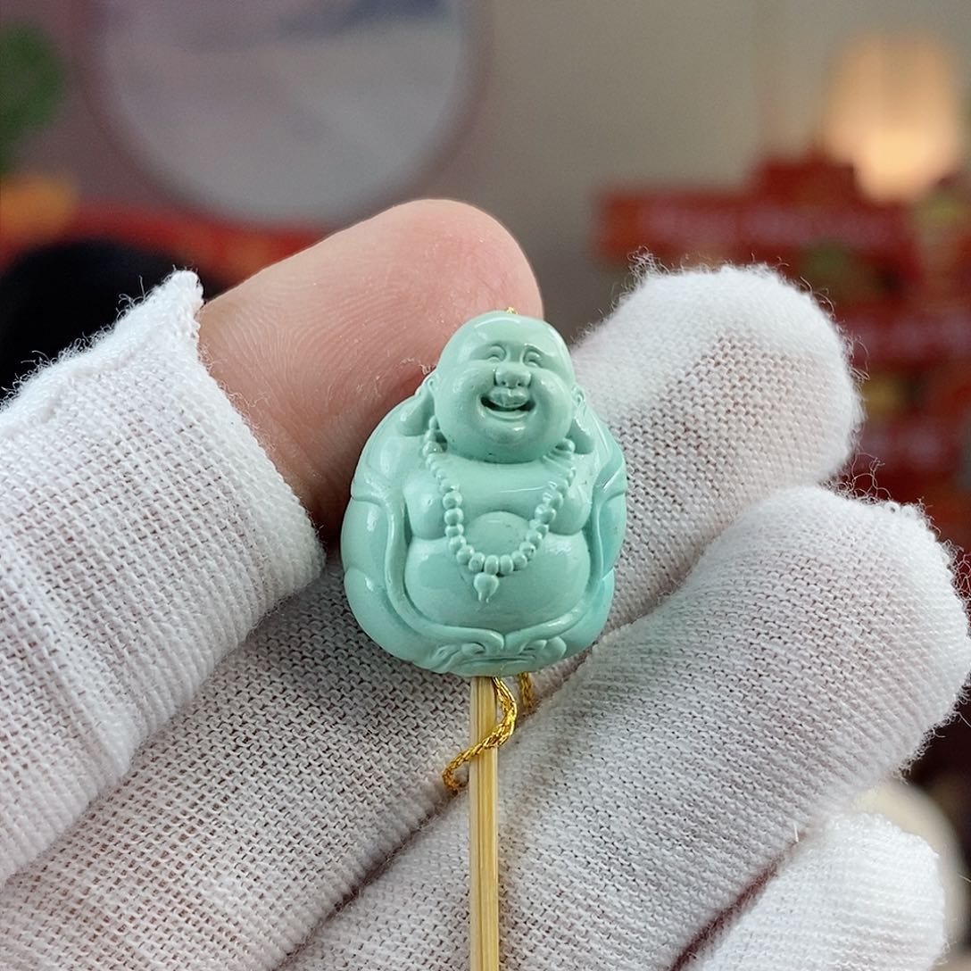 绿松石珠宝奇石未镶嵌