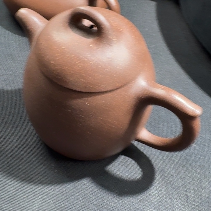 紫砂茶壶紫泥秦权250cc无添加