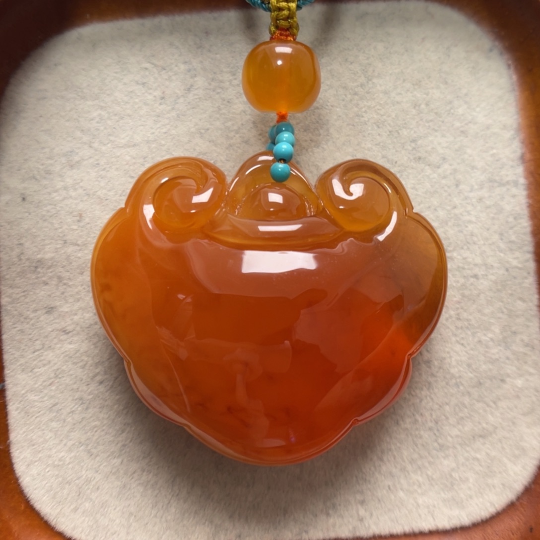 蜜蜡未镶嵌项链吊坠