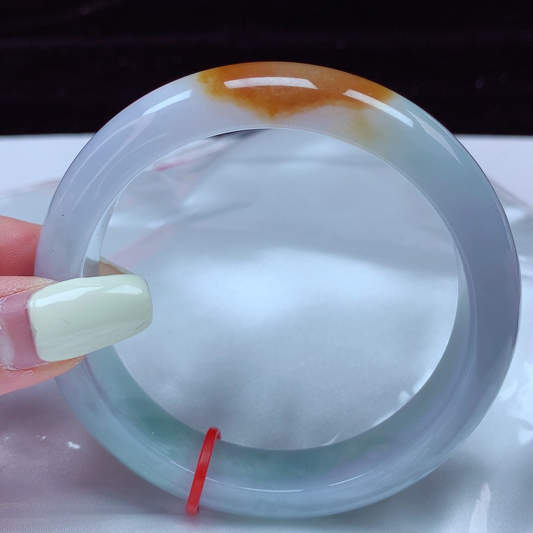 翡翠手镯未镶嵌59-60圈