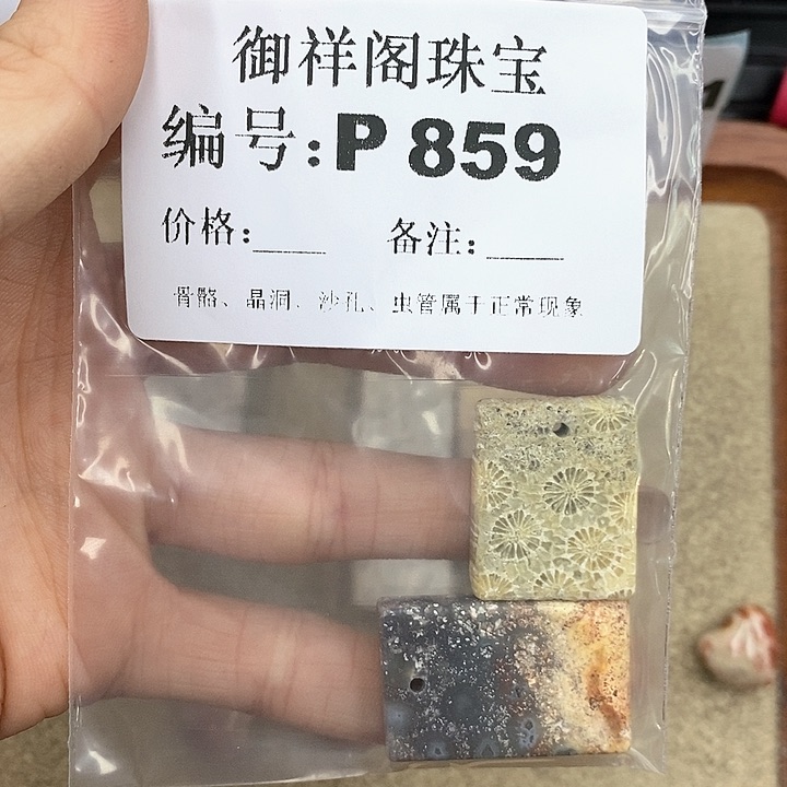 硅化珊瑚（珊瑚玉）P未镶嵌ㅤ**ㅤ
