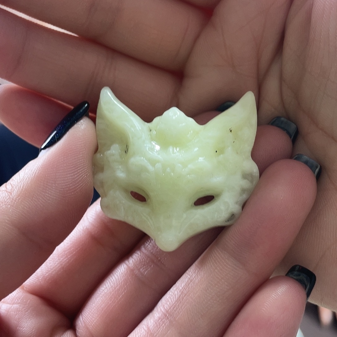 蛇纹石玉未镶嵌吊坠(赠链)