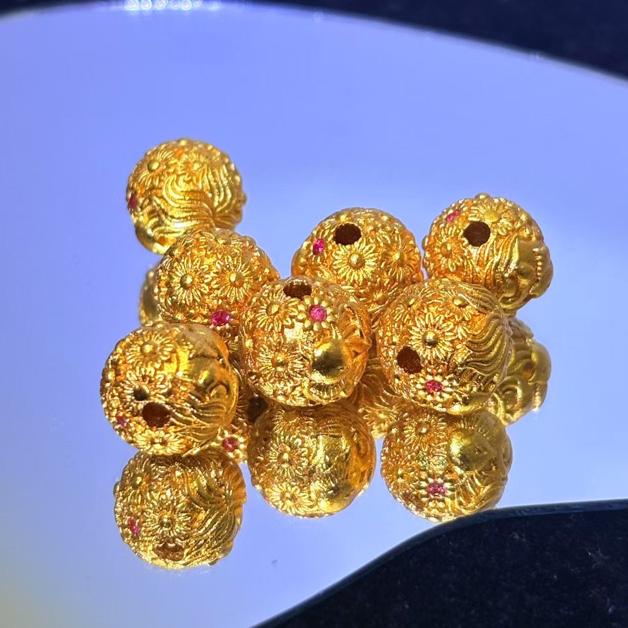 合金吊坠  B337 圆珠配件