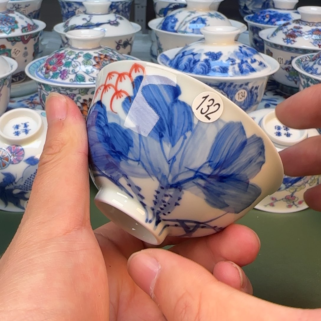 彦祖纯手工手绘茶具132