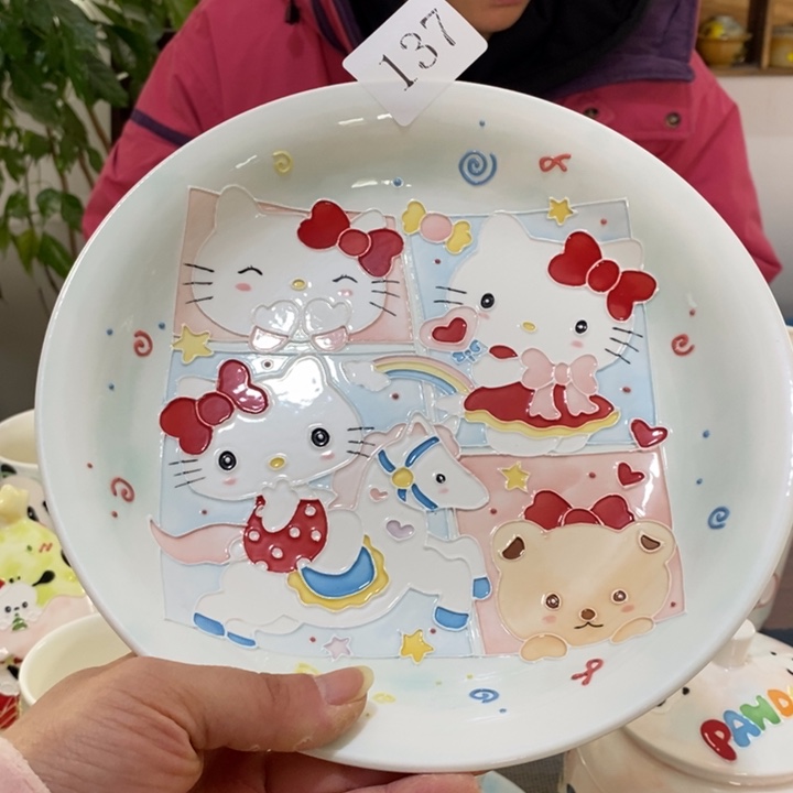 杯景德镇釉下彩手绘