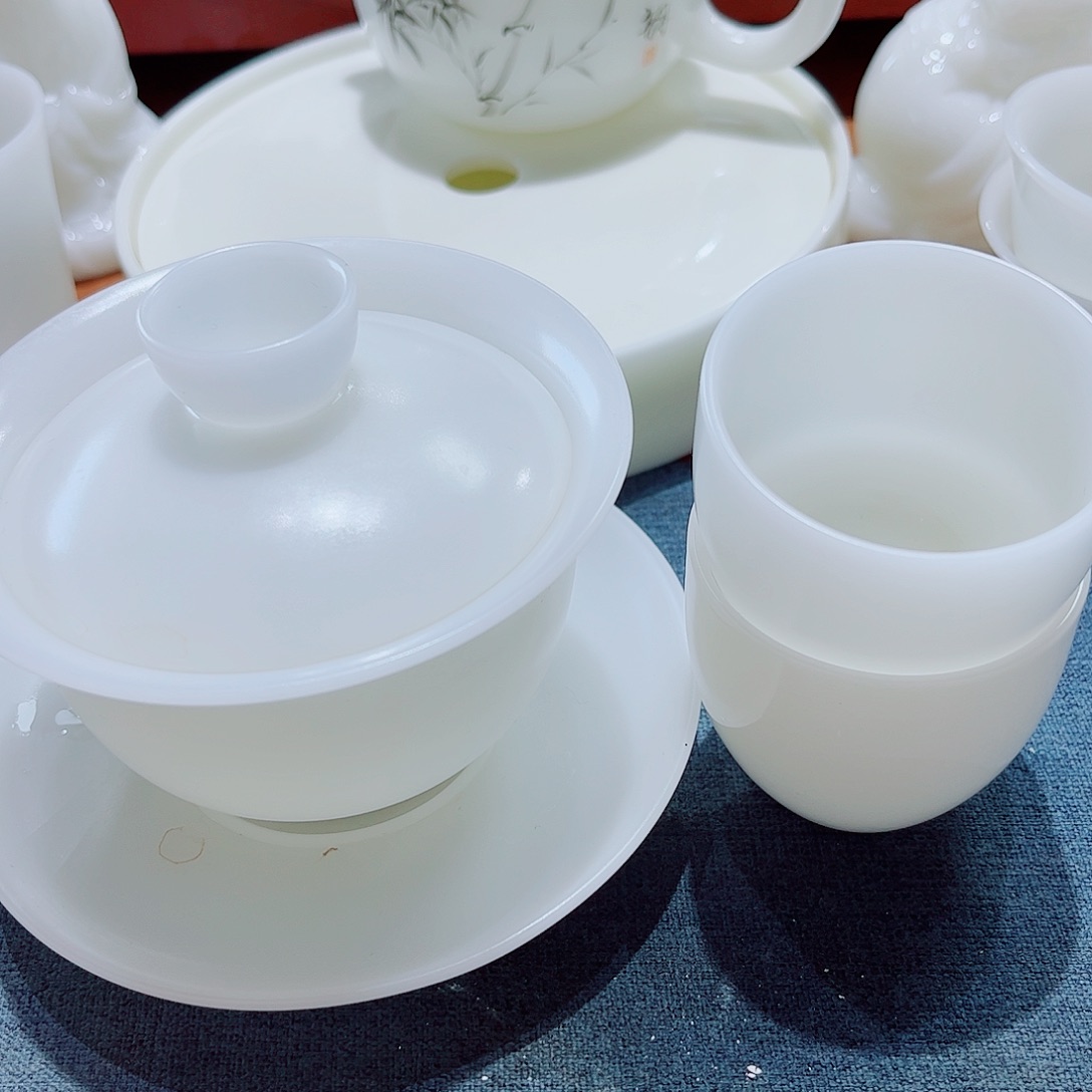 陶瓷素烧璞玉160cc加2个60ccc