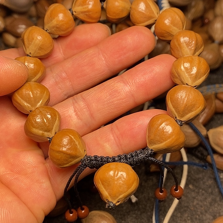 橄榄核手串1.6蒜头19号