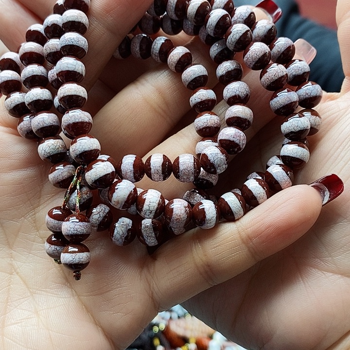 玛瑙/玉髓手链合金l****W