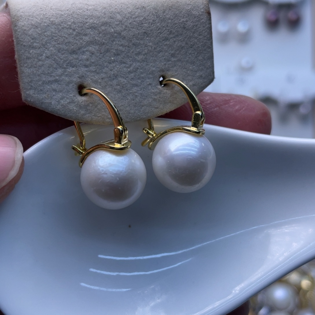 未镶嵌耳饰淡水珍珠