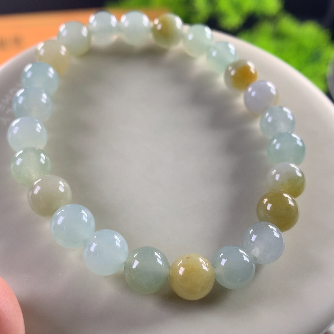 翡翠未镶嵌手链卡8