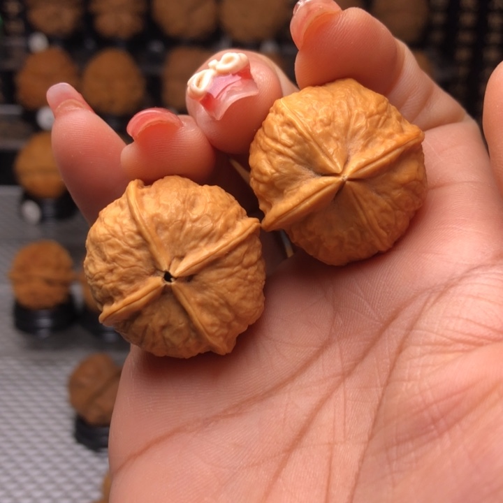 橄榄核把件恸*15四喜四楞