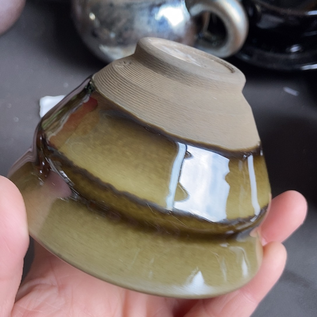 茶盏343 建窑建盏微瑕磨底