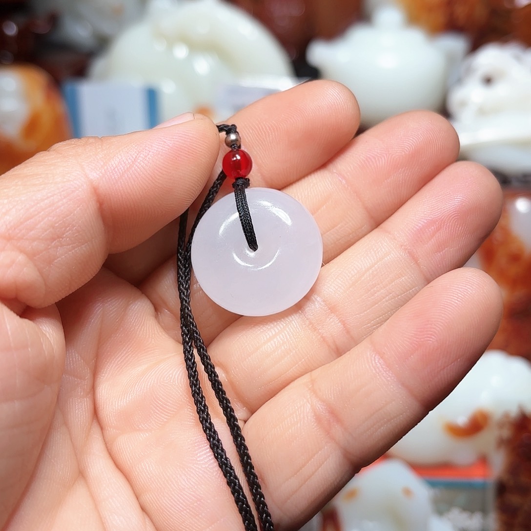 ～***～和田玉未镶嵌挂件