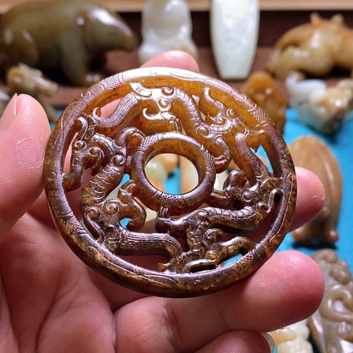 和田玉挂件未镶嵌