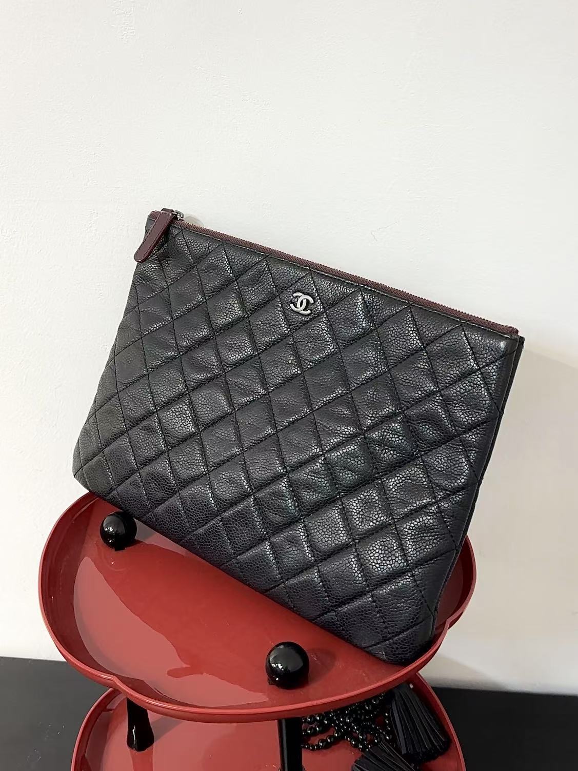 95新 Chanel/香奈儿 CS6037/CHANEL香奈儿Ocase medium手拿包