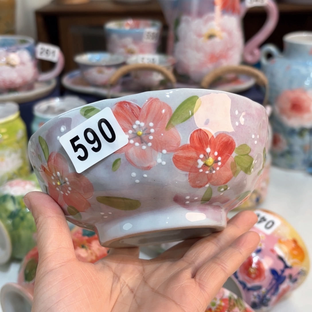 景德镇手绘高温釉下彩陶瓷茶具