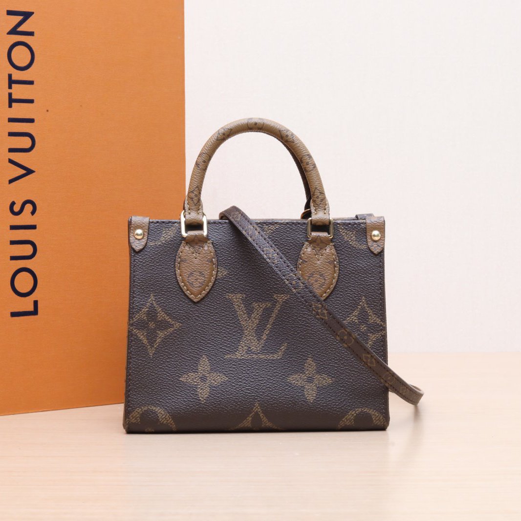 99新 LouisVuitton/路易威登 小花佳珊Onthego BB 18 老花 芯片