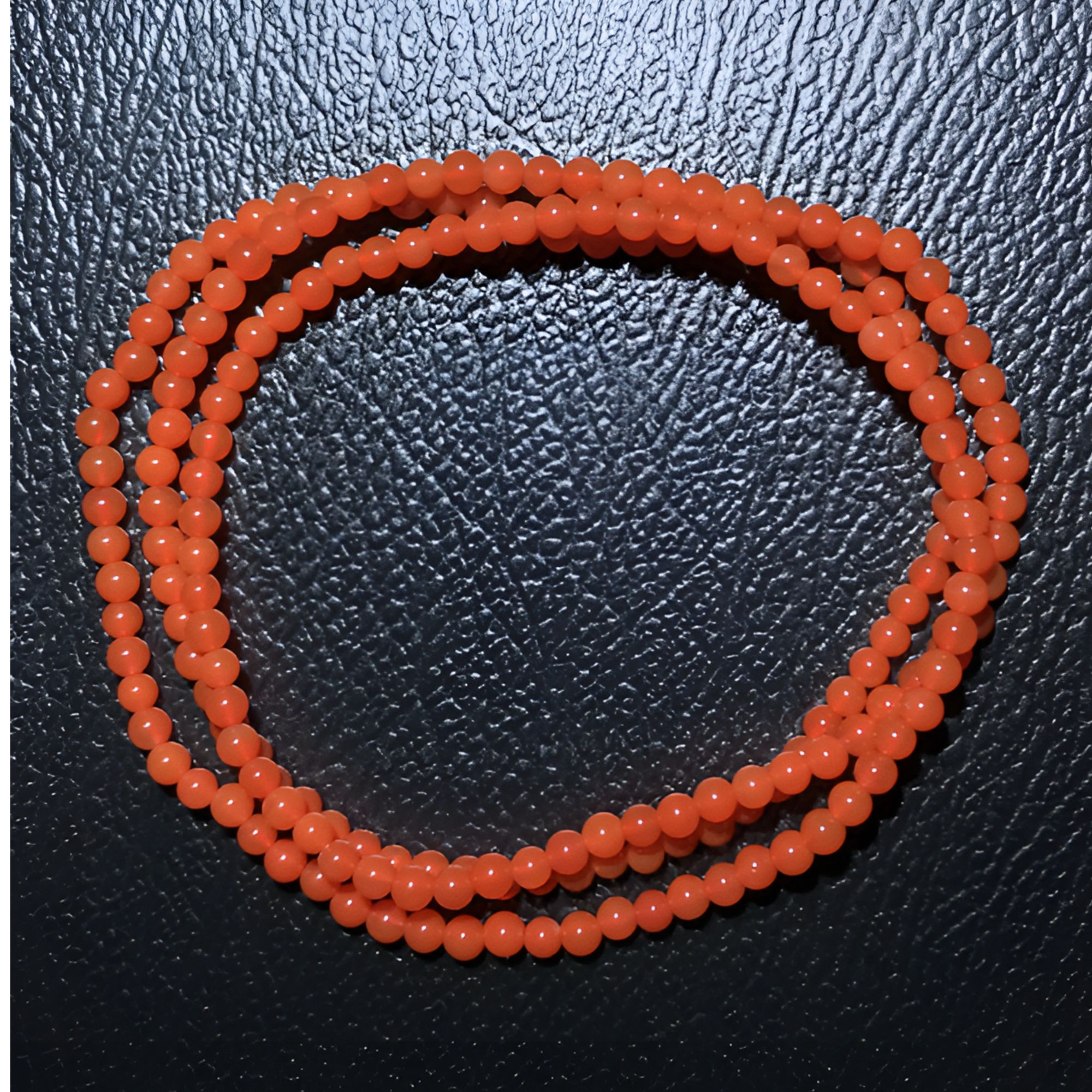 保山南红原矿多圈手串纯手工柿子红时尚通透百搭气质民族风