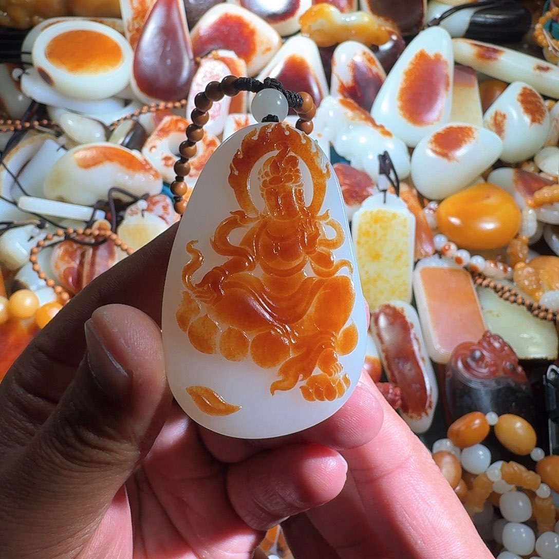 和田玉挂件未镶嵌