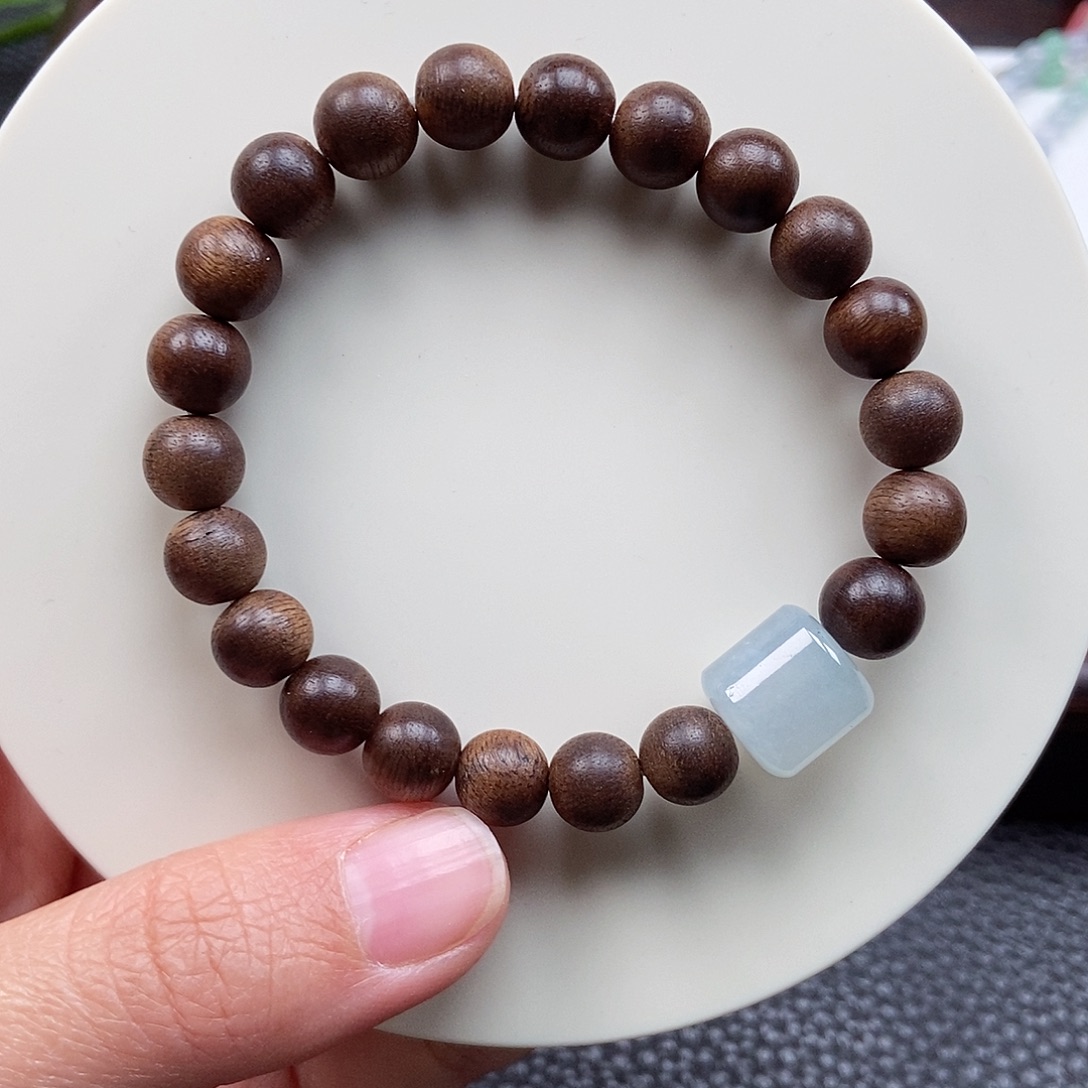 翡翠未镶嵌手链卡8