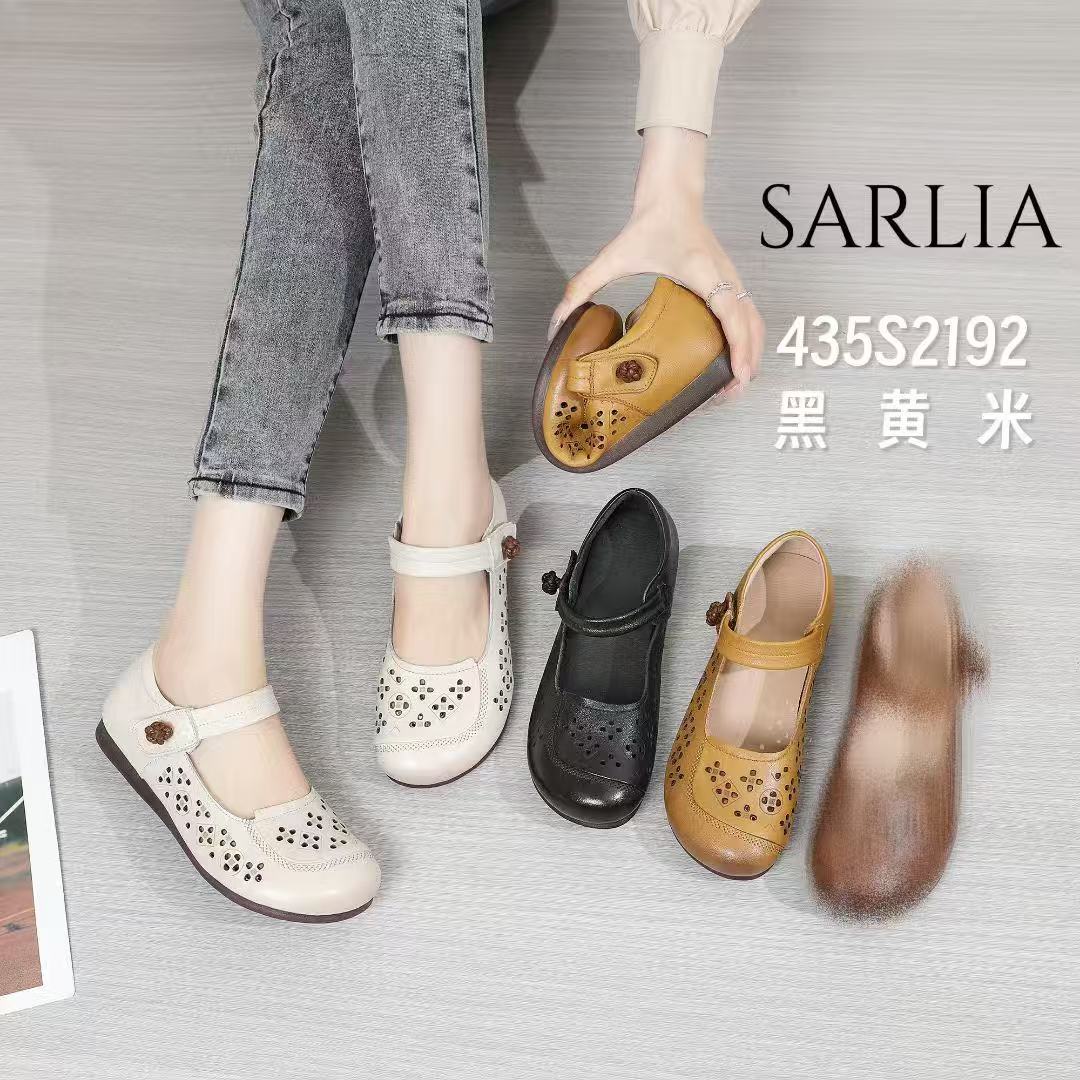 莎莉娅SALIRA专柜正品435S2192防滑民族风女单鞋软平底鞋夏季软面