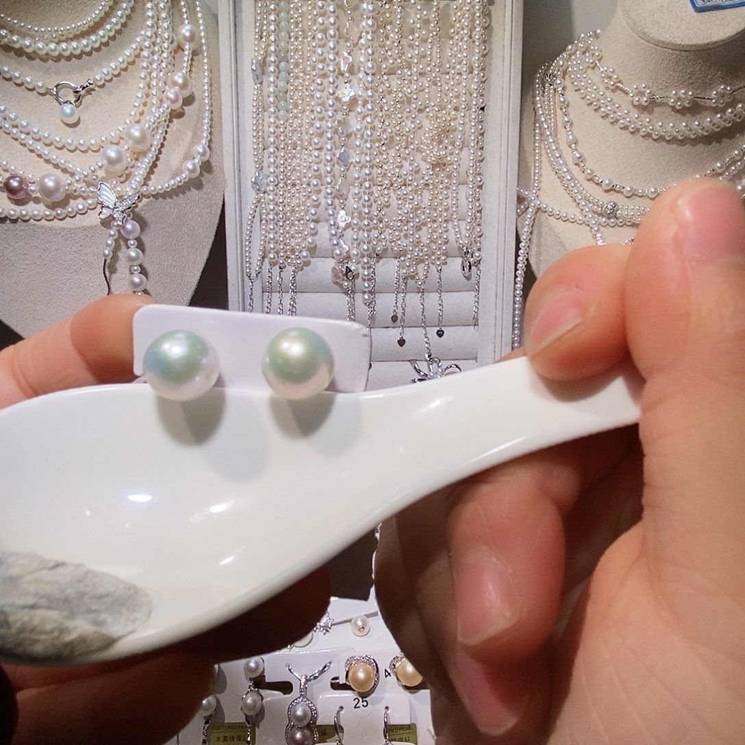 非金属合金纯银素耳钉12+