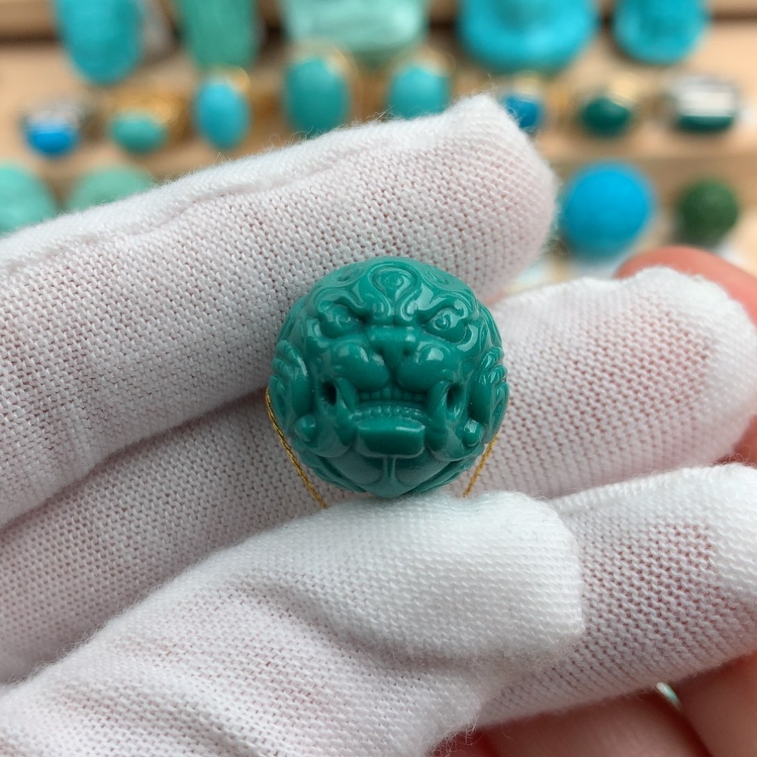 绿松石配饰未镶嵌16.6mm