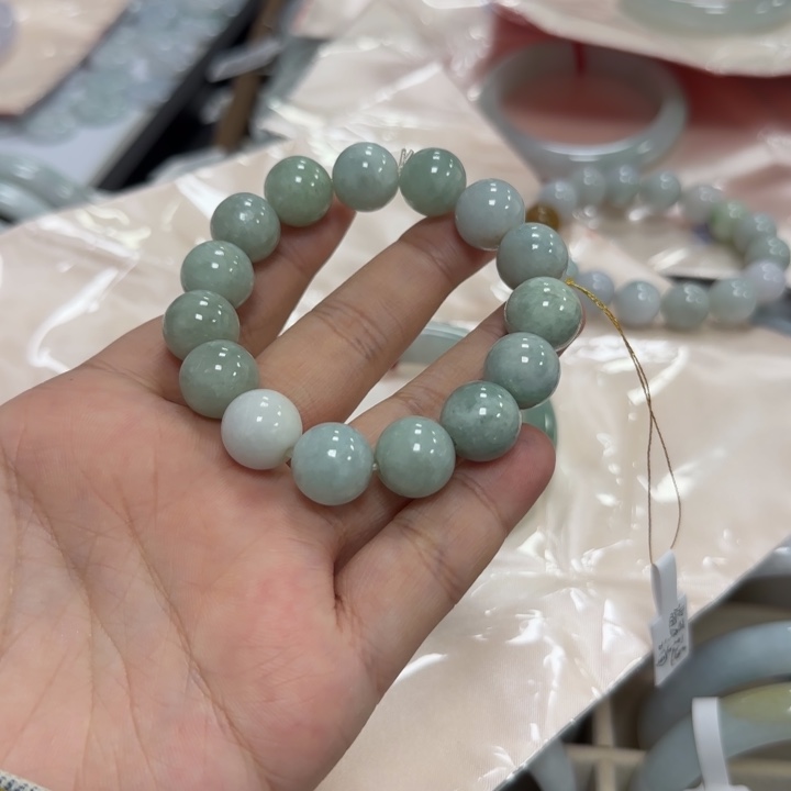 翡翠未镶嵌手链翡翠天然a货手串